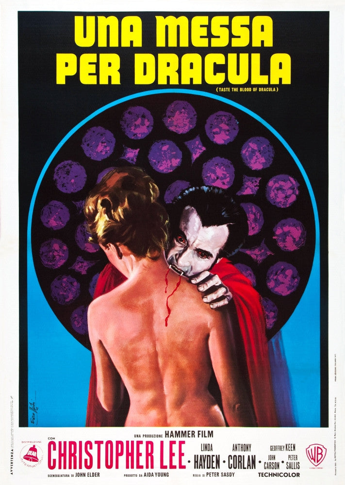 Taste The Blood Of Dracula Movie Poster Art Print - Christopher Lee