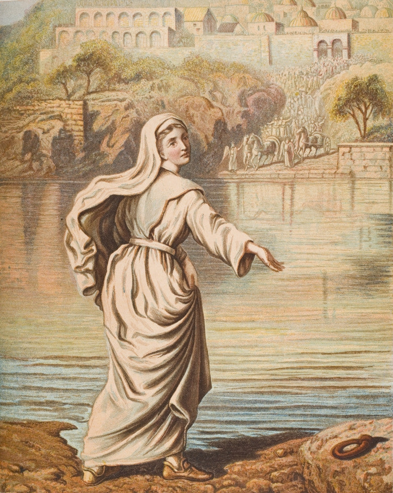 Christiana Entering The River Fine Art Print - Pilgrim's Progress