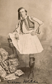 Oscar Wilde Greek Soldier Fine Art Print by Granger Collection