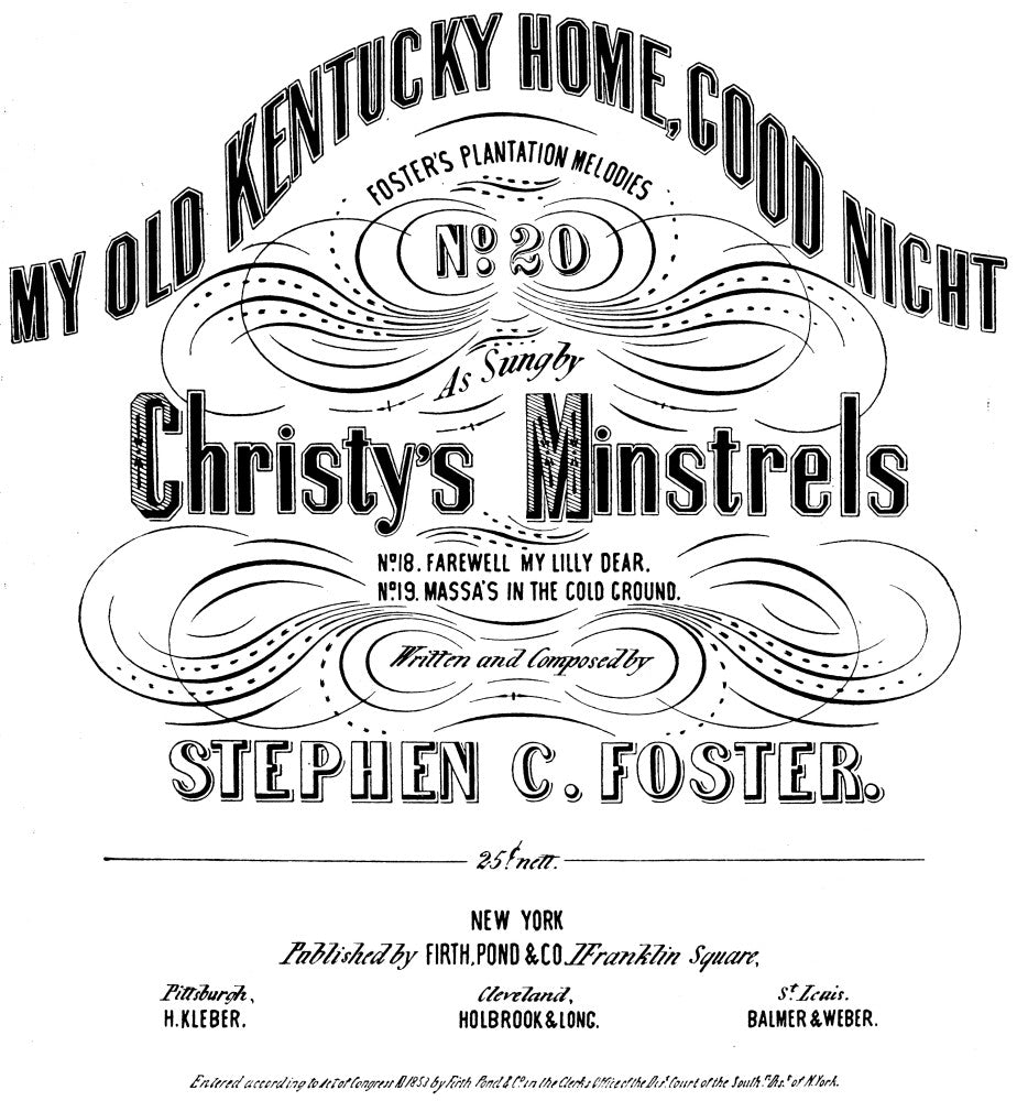 My Old Kentucky Home Fine Art Print - First Edition Cover