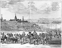 Benin City Procession Fine Art Print - 1686 Engraving by Granger