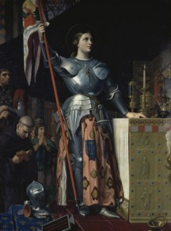 Joan of Arc at the Coronation of Charles VII Fine Art Print by Jean Auguste Dominique Ingres