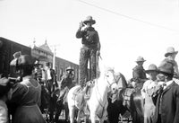 Kansas Cowboy Fine Art Print - Historic Photograph from 1908