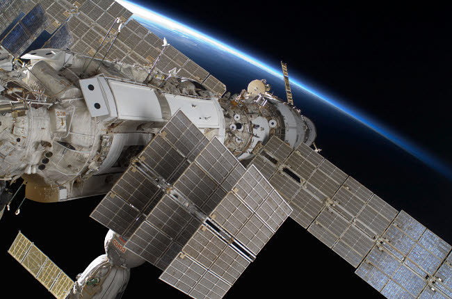 A Portion of the International Space Station Fine Art Print by Stocktrek Images