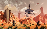 Conceptual Artwork of Life on Mars - Fine Art Print
