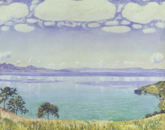 Leman Lake from Chexbre Fine Art Print by Ferdinand Hodler