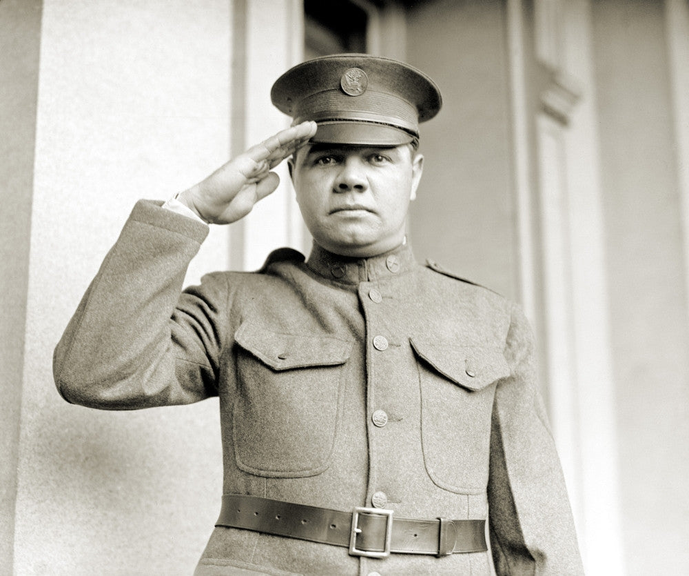 Babe Ruth 1924 Fine Art Print - New York National Guard