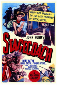 Stagecoach Movie Poster Print (27x40) - Iconic Western Art