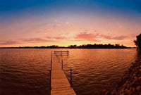 Lake Minnetonka Pier Photo Print by Panoramic Images (18x12)