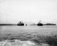 Immigration 1923 Photograph - Ships in New York Harbor