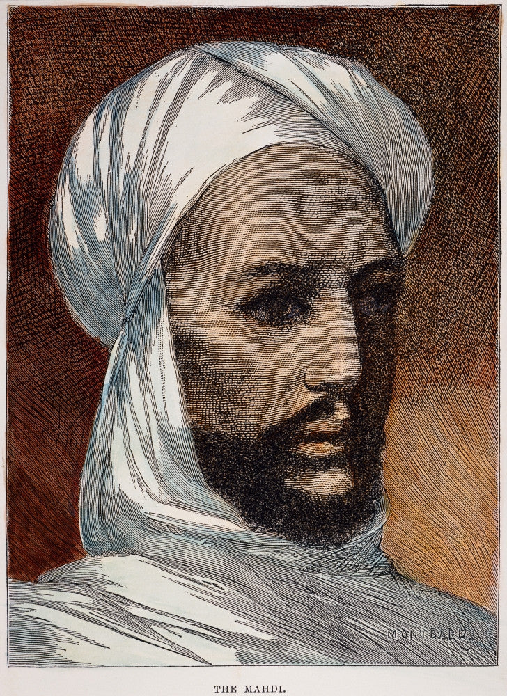 Mohammed Ahmed Mahdi Wood Engraving Fine Art Print by Granger Collection