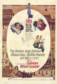 Rome Adventure Movie Poster - Classic Film Art for Home Décor