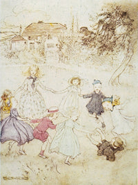 Mother Goose Fine Art Print by Arthur Rackham - 1913 Edition