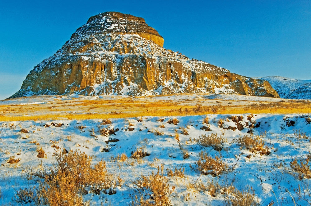Canada's Big Muddy Badlands Landscape Print with Castle Butte by Jaynes Gallery