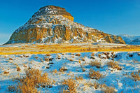 Canada's Big Muddy Badlands Landscape Print with Castle Butte by Jaynes Gallery