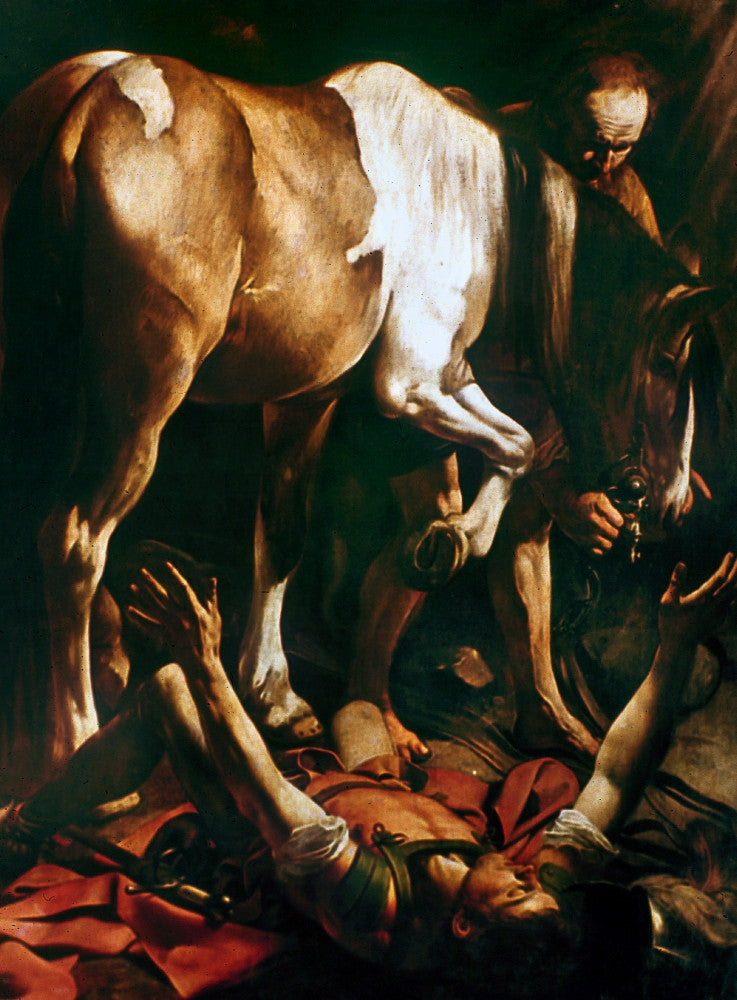 Caravaggio's St. Paul Conversion Fine Art Print | Posterazzi