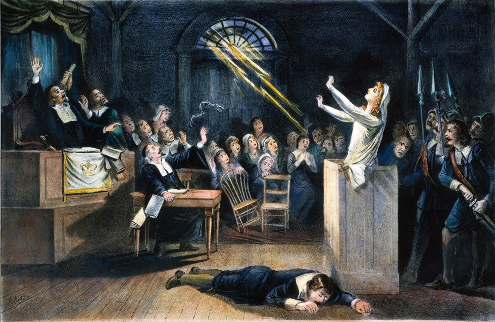 Salem Witch Trials 1692 Fine Art Print by Granger Collection