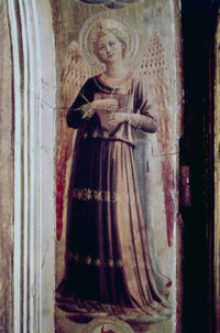 Angel with The Book of Psalms Fine Art Print by Fra Angelico
