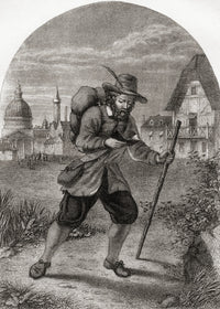 Christian Leaving The City of Destruction Fine Art Print by Ken Welsh