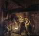 Iron Forge (1772) Fine Art Print by Joseph Wright | Posterazzi