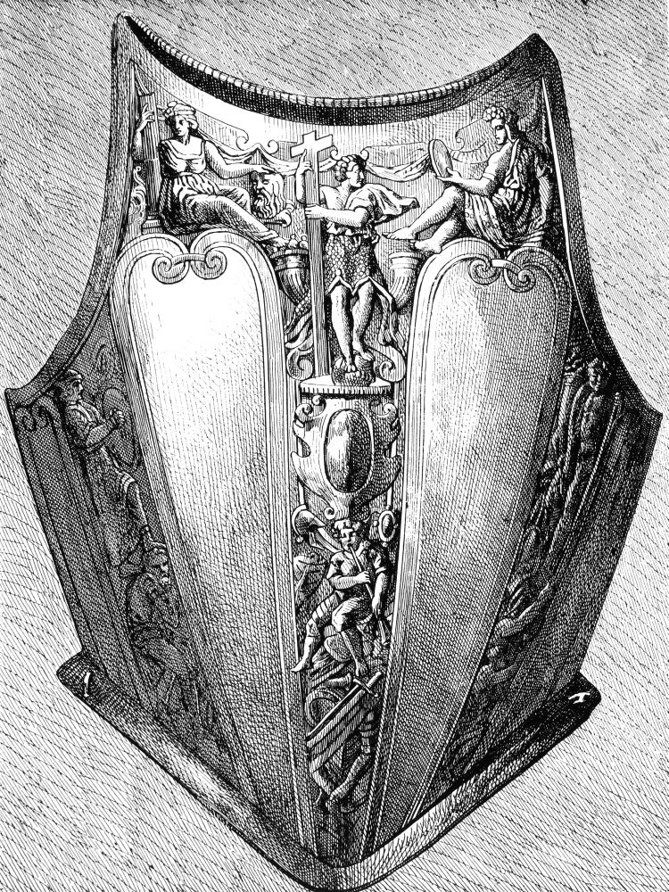 16th Century Italian Cuirass Breastplate Print by Granger Collection