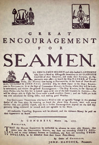 1777 Revolutionary War Recruiting Poster Print by Granger Collection