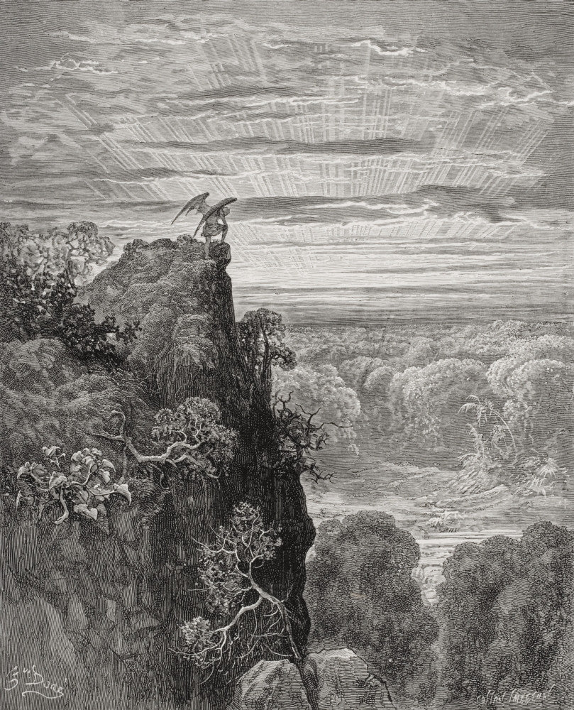 Gustave Dore Illustration for Paradise Lost by John Milton - Fine Art Print