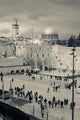 Elevated View of the Western Wall Plaza Fine Art Print by Panoramic Images