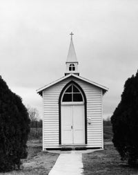 Facade of the World's Smallest Church - Chapel of Madonna Poster Print