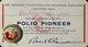 Polio Pioneer Certificate Print - 1954 Vaccine Trials
