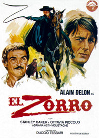 Zorro Movie Poster Art Print - Alain Delon (1975) | Posterazzi