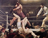 Dempsey and Firpo Fine Art Print by George Bellows