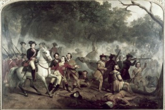 Washington as Captain in the French & Indian War Fine Art Print by Junius Brutus Stearns