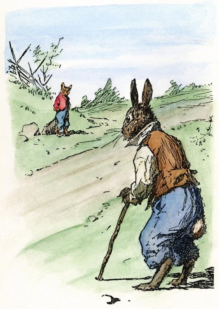 Uncle Remus: Brer Rabbit and Brer Fox Fine Art Print by Arthur Burdett Frost
