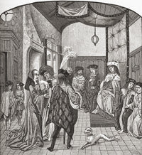 Joan of Arc Before the Dauphin Fine Art Print - 1429