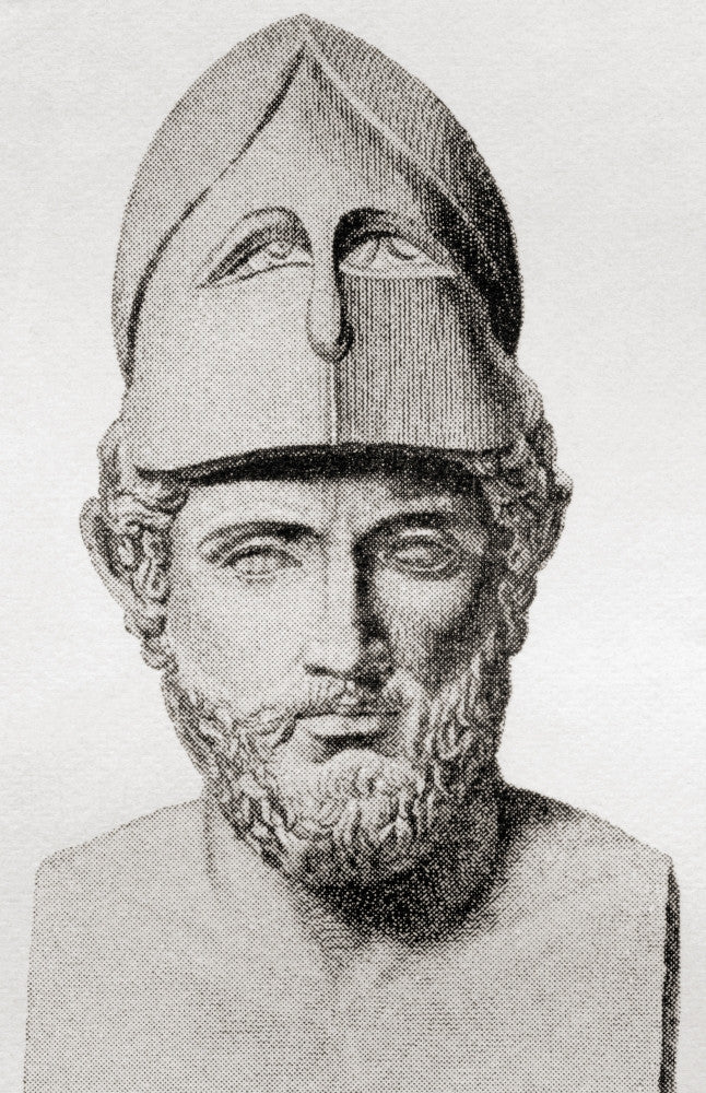 Pericles: Greek Statesman & Orator Fine Art Print - 1908 Edition