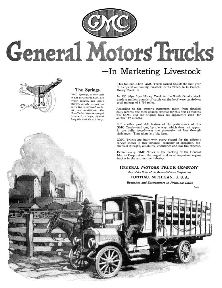 General Motors 1919 Advertisement Poster Print by Granger Collection