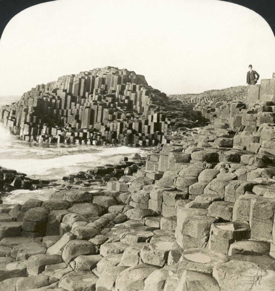 Giant's Causeway Fine Art Print - Historic View from 1901