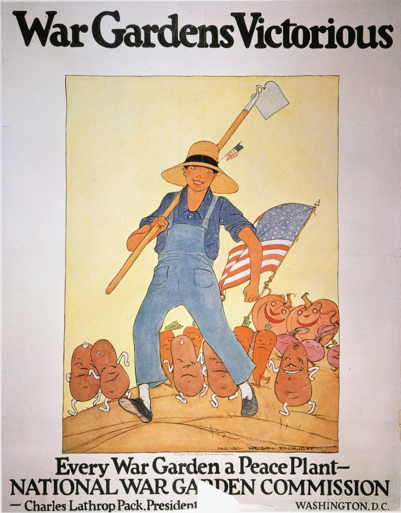 World War I Victory Garden Poster Print by Macinel Wright Enright