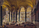 Turkey: Hagia Sophia Lithograph Art Print by Louis Haghe, 1852
