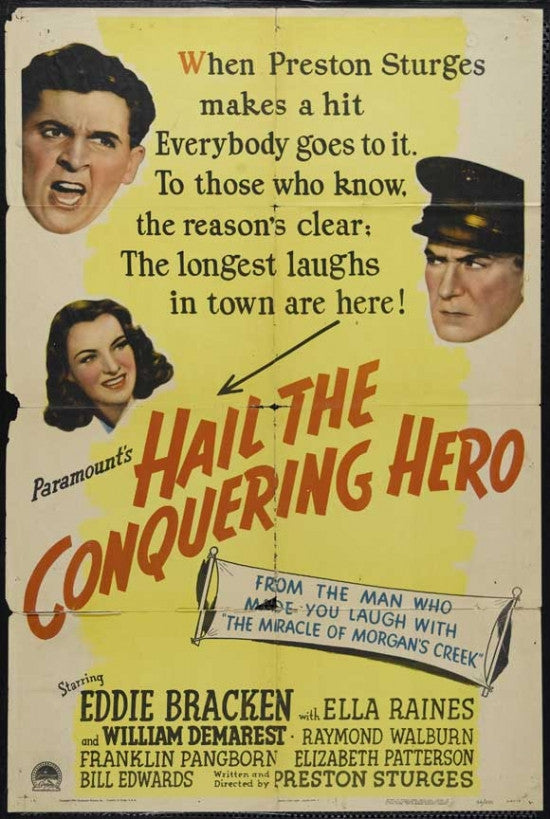 Hail the Conquering Hero Movie Poster Print (27x40)