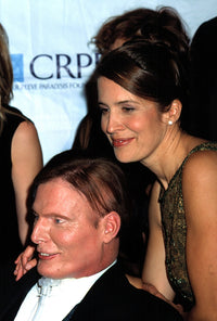 Christopher and Dana Reeve at the Paralysis Foundation Gala Photo Print by CJ Contino