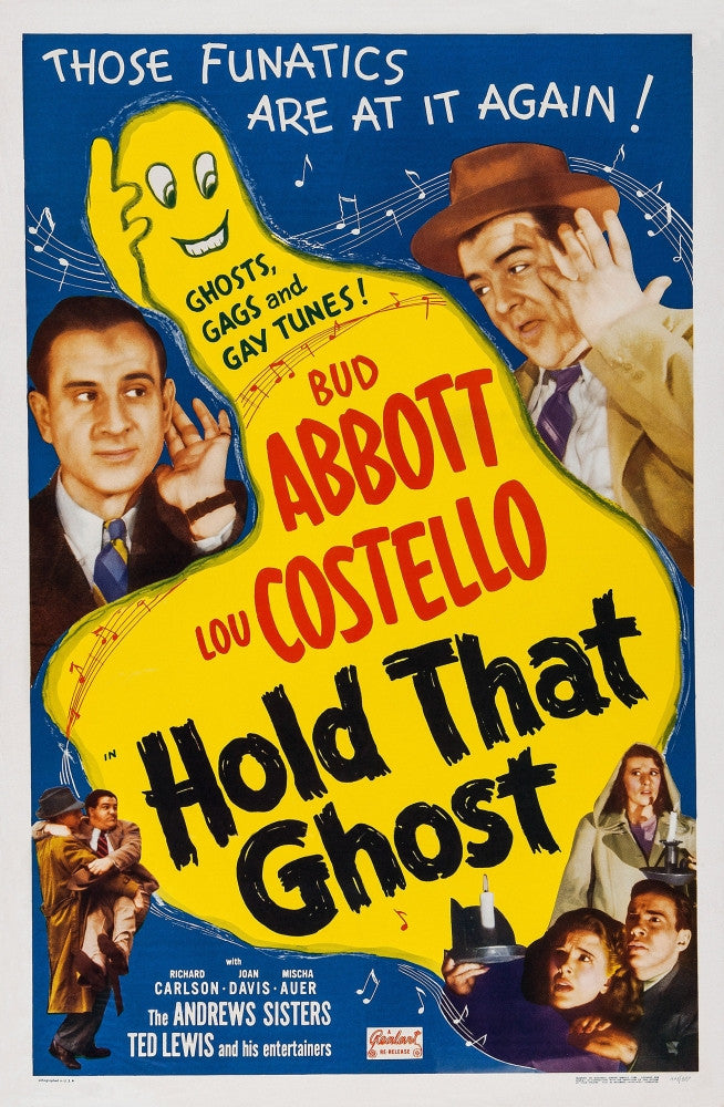 Hold That Ghost Movie Poster Masterprint - Fine Art Print