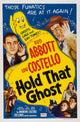 Hold That Ghost Movie Poster Masterprint - Fine Art Print