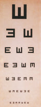Tumbling E Eye Chart Fine Art Print by Science Source
