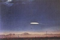 UFO Near Holloman Air Force Base Fine Art Print by Mary Evans Picture Library