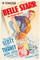 Belle Starr Movie Poster Print Featuring Gene Tierney & Randolph Scott
