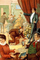 Hypnotist Directing Unusual Activities Fine Art Print by Donaldson Litho