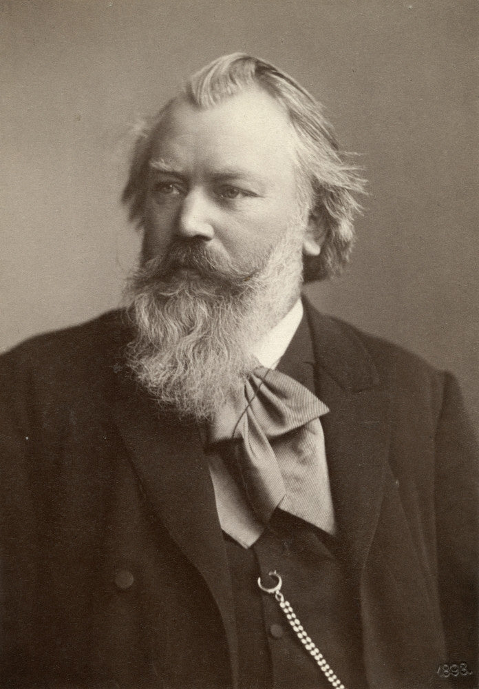 Johannes Brahms Original Cabinet Photograph Print (1893) by Granger Collection
