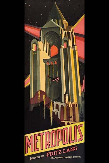Futuristic Skyscraper Poster from Metropolis (1927) | Fine Art Print